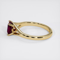 0.76 Ct. Ruby Ring, 14K Yellow Gold 4