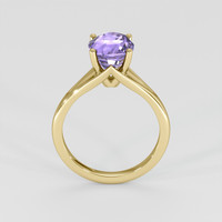 3.56 Ct. Purple Sapphire Ring, 14K Yellow Gold 3