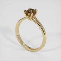 1.12 Ct. Bi Color Sapphire Ring, 14K Yellow Gold 2
