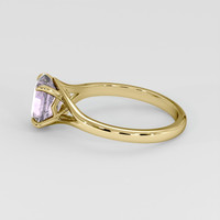 1.91 Ct. Pinkish Purple Sapphire Ring, 14K Yellow Gold 4