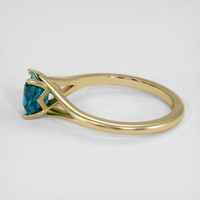 1.15 Ct. Bi Color / Parti Sapphire Ring, 14K Yellow Gold 4