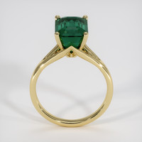 4.50 Ct. Green Sapphire Ring, 14K Yellow Gold 3