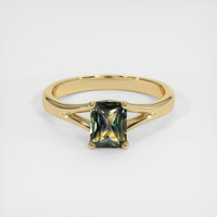 0.97 Ct. Sapphire Ring, 14K Yellow Gold 1