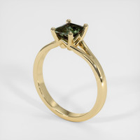 0.97 Ct. Sapphire Ring, 14K Yellow Gold 2