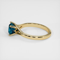 1.68 Ct. Sapphire Ring, 14K Yellow Gold 4