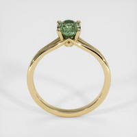 1.12 Ct. Green Sapphire Ring, 14K Yellow Gold 3