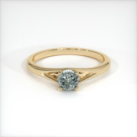0.61 Ct. Sapphire Ring, 14K Yellow Gold 1