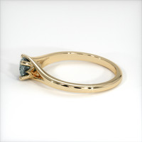 0.61 Ct. Sapphire Ring, 14K Yellow Gold 4