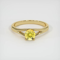 0.75 Ct. Yellow Sapphire Ring, 14K Yellow Gold 1