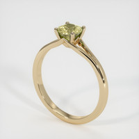 0.78 Ct. Sapphire Ring, 14K Yellow Gold 2