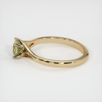 0.78 Ct. Sapphire Ring, 14K Yellow Gold 4