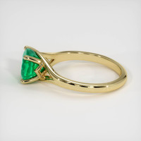 1.65 Ct. Emerald Ring, 18K Yellow Gold 4