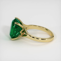 4.54 Ct. Emerald Ring, 18K Yellow Gold 4