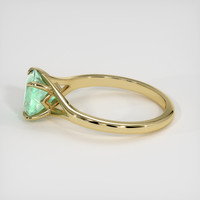 2.18 Ct. Emerald Ring, 18K Yellow Gold 4