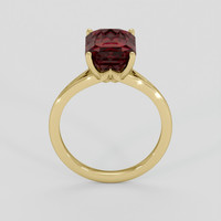 6.74 Ct. Red Almandine Garnet Ring, 18K Yellow Gold 3