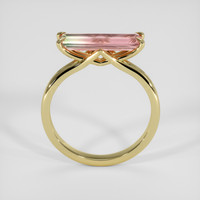 1.54 Ct. Watermelon Tourmaline Ring, 18K Yellow Gold 3