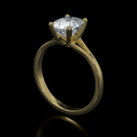 1.40 Ct. Gemstone Ring, 18K Yellow Gold 2