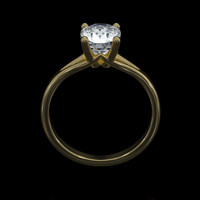 1.40 Ct. Gemstone Ring, 18K Yellow Gold 3