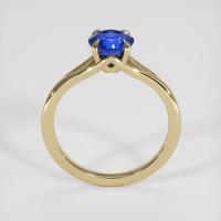 1.18 Ct. Blue Sapphire Ring, 18K Yellow Gold 3