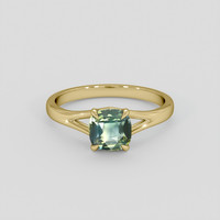 1.55 Ct. Bi Color Sapphire Ring, 18K Yellow Gold 1
