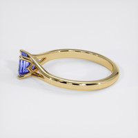 1.01 Ct. Violet Sapphire Ring, 18K Yellow Gold 4