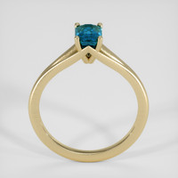1.15 Ct. Bi Color / Parti Sapphire Ring, 18K Yellow Gold 3