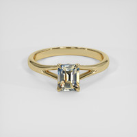 1.34 Ct. Bi Color Sapphire Ring, 18K Yellow Gold 1