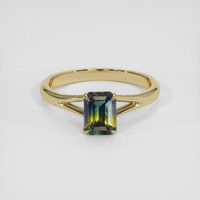 1.24 Ct. Bi Color Sapphire Ring, 18K Yellow Gold 1