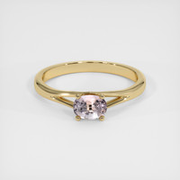 0.65 Ct. Bi Color Sapphire Ring, 18K Yellow Gold 1