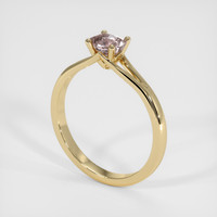 0.65 Ct. Bi Color Sapphire Ring, 18K Yellow Gold 2