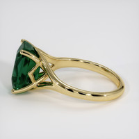 4.50 Ct. Green Sapphire Ring, 18K Yellow Gold 4