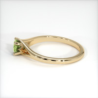 0.56 Ct. Sapphire Ring, 18K Yellow Gold 4