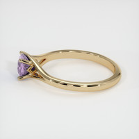 0.65 Ct. Sapphire Ring, 18K Yellow Gold 4