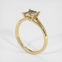 1.14 Ct. Sapphire Ring, 18K Yellow Gold 2