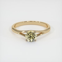 0.78 Ct. Yellow Sapphire Ring, 18K Yellow Gold 1