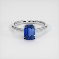 2.11 Ct. Sapphire Ring, Platinum 950 1