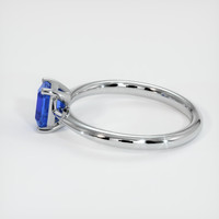 0.66 Ct. Blue Sapphire Ring, Platinum 950 4