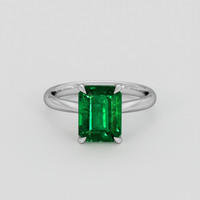 1.84 Ct. Emerald Ring, Platinum 950 1
