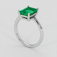 2.36 Ct. Emerald Ring, Platinum 950 2