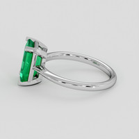 2.36 Ct. Emerald Ring, Platinum 950 4