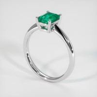 1.07 Ct. Emerald Ring, Platinum 950 2