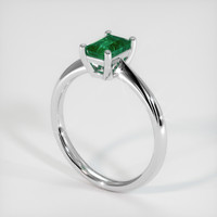 0.98 Ct. Emerald Ring, Platinum 950 2