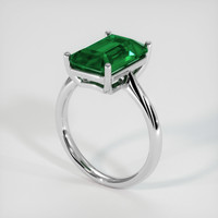 4.76 Ct. Emerald Ring, Platinum 950 2