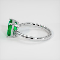 1.47 Ct. Emerald Ring, Platinum 950 4