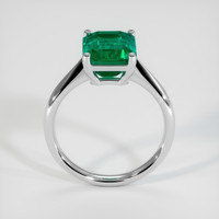 3.32 Ct. Emerald Ring, Platinum 950 3