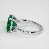 3.32 Ct. Emerald Ring, Platinum 950 4