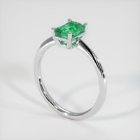 1.06 Ct. Emerald Ring, Platinum 950 2