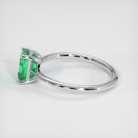 1.06 Ct. Emerald Ring, Platinum 950 4