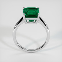 3.61 Ct. Emerald Ring, Platinum 950 3