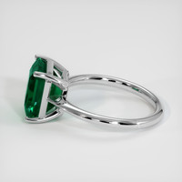 3.61 Ct. Emerald Ring, Platinum 950 4